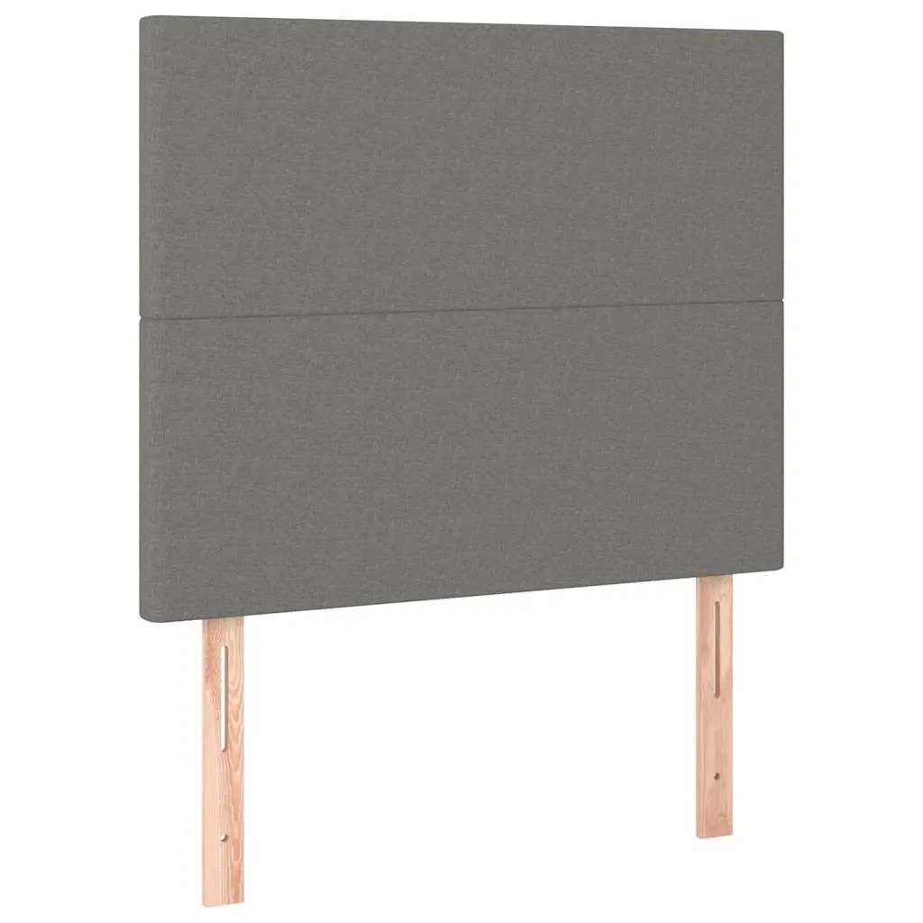 LED Headboard 80cm Dark Grey Fabric