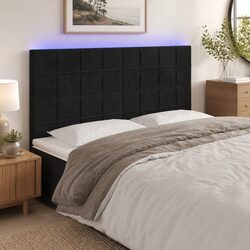 Specifications of Black Velvet LED Headboard