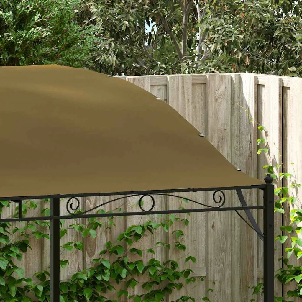Sunshade Awning Outdoor 3x2.4 m Taupe Garden Canopy