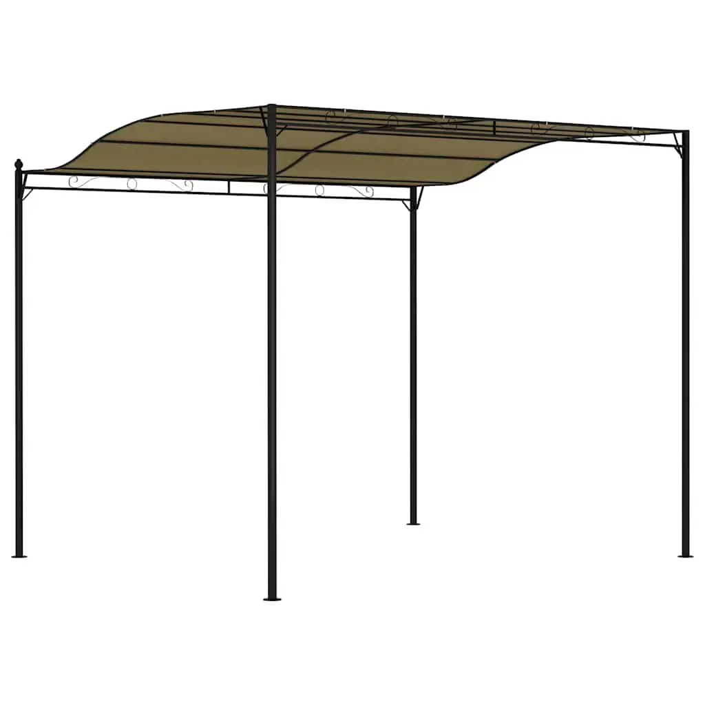 Sunshade Awning Outdoor 3x2.4 m Taupe Garden Canopy