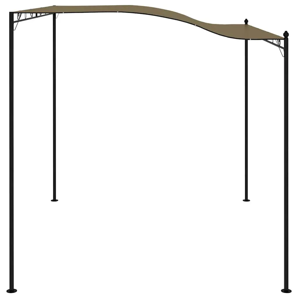 Sunshade Awning Outdoor 3x2.4 m Taupe Garden Canopy