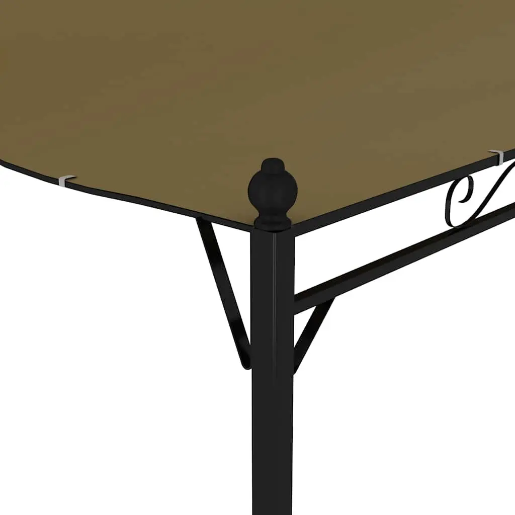 Sunshade Awning Outdoor 3x2.4 m Taupe Garden Canopy