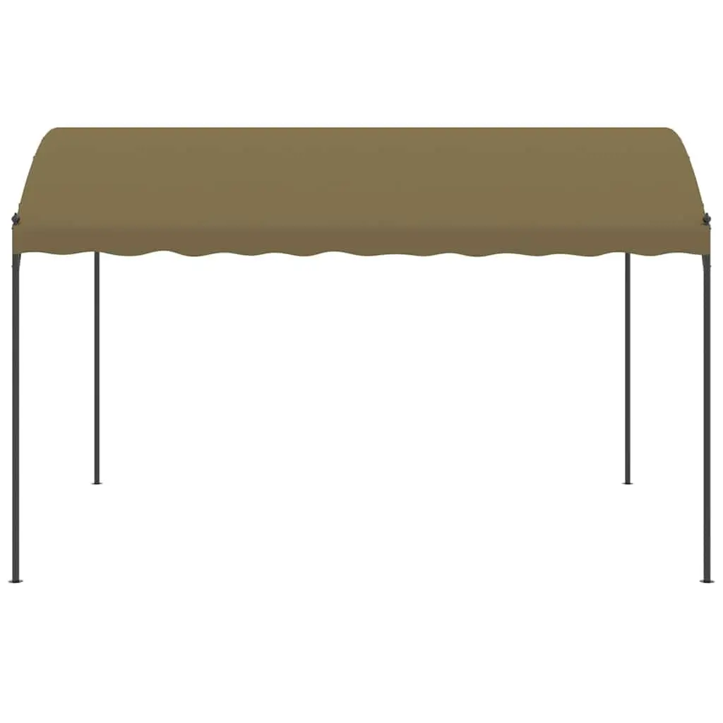 4x3x2.6m Gazebo with Taupe Polyester Canopy