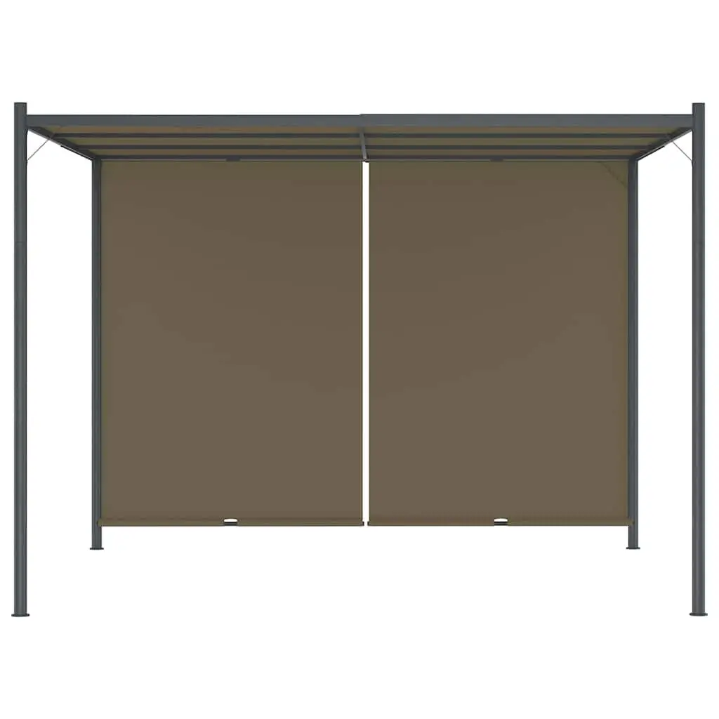 Garden Pergola Outdoor Use 3x3m Retractable Sliding Roof Canopy