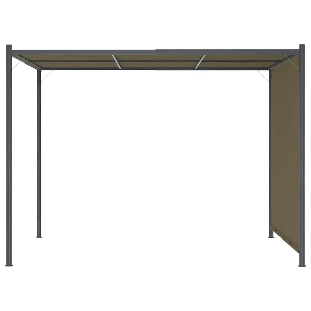 Garden Pergola Outdoor Use 3x3m Retractable Sliding Roof Canopy