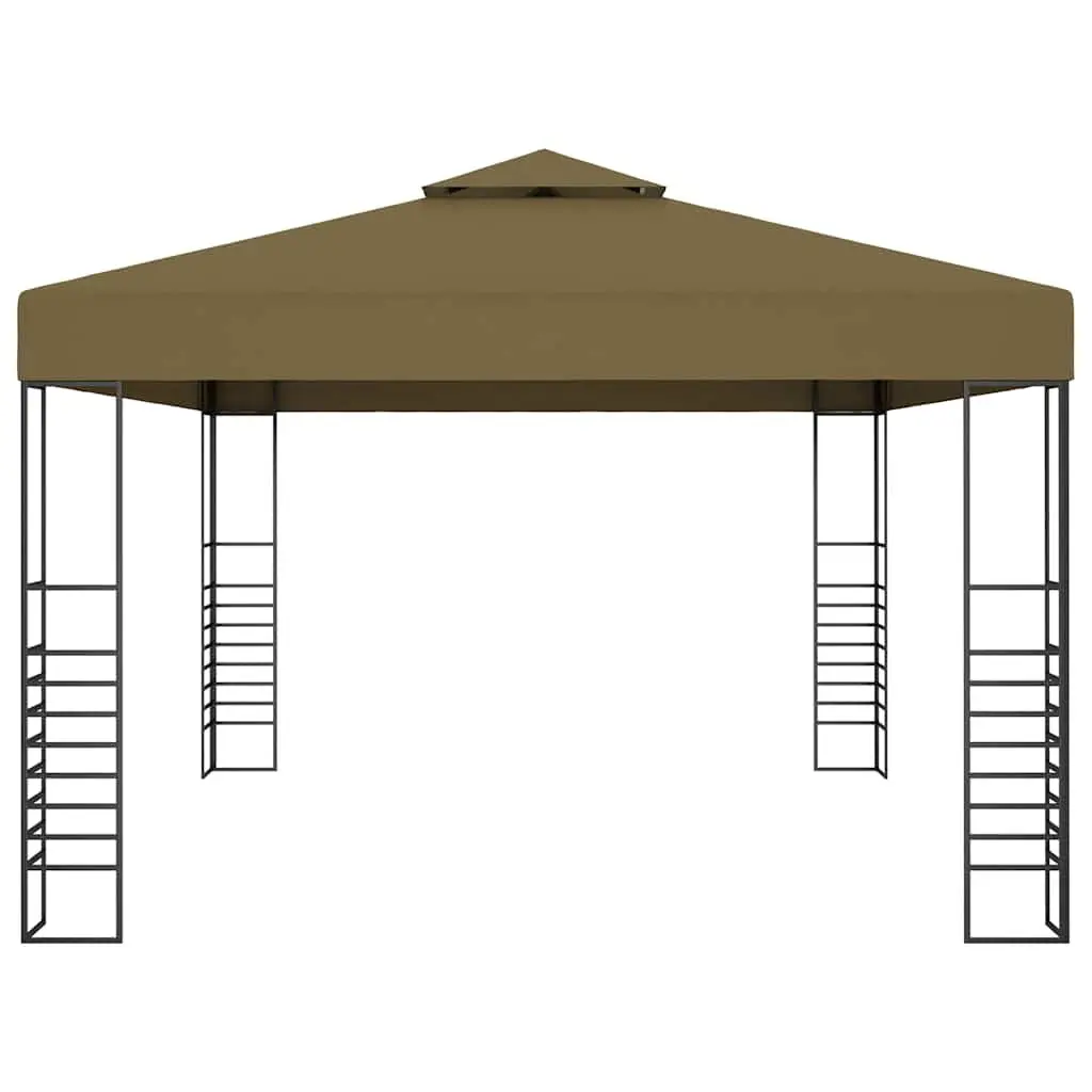 3x4 m Gazebo with Steel Frame and Polyester Roof