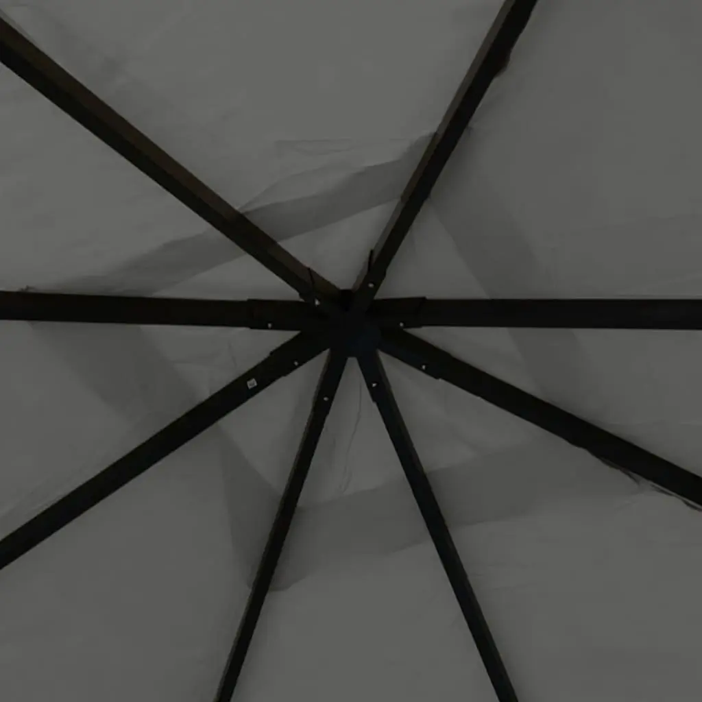 Gazebo Outdoor Shelter 4x4x3 m Anthracite Garden Canopy