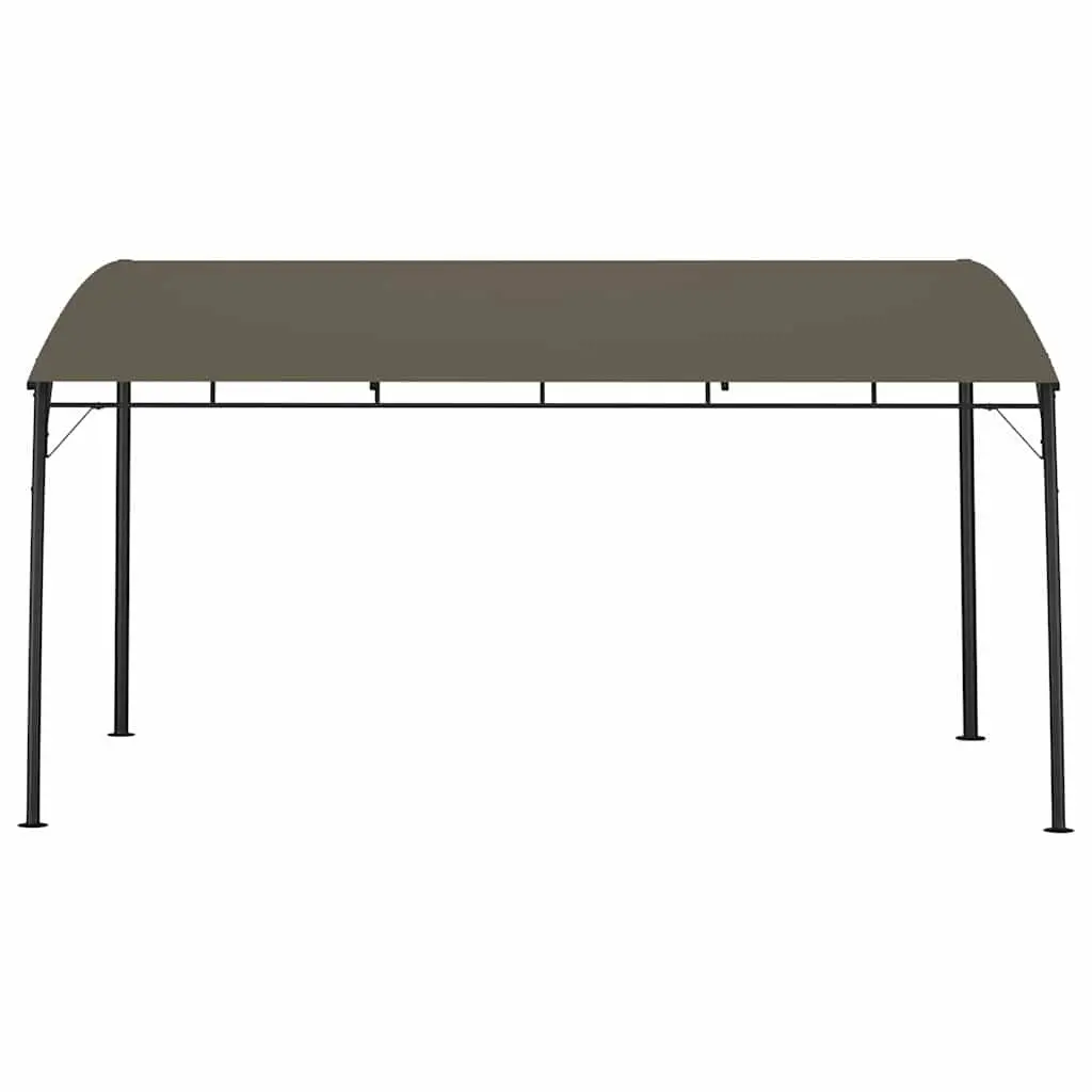 Garden Awning Outdoor Canopy 4x3x2.55m Patio Shelter Taupe