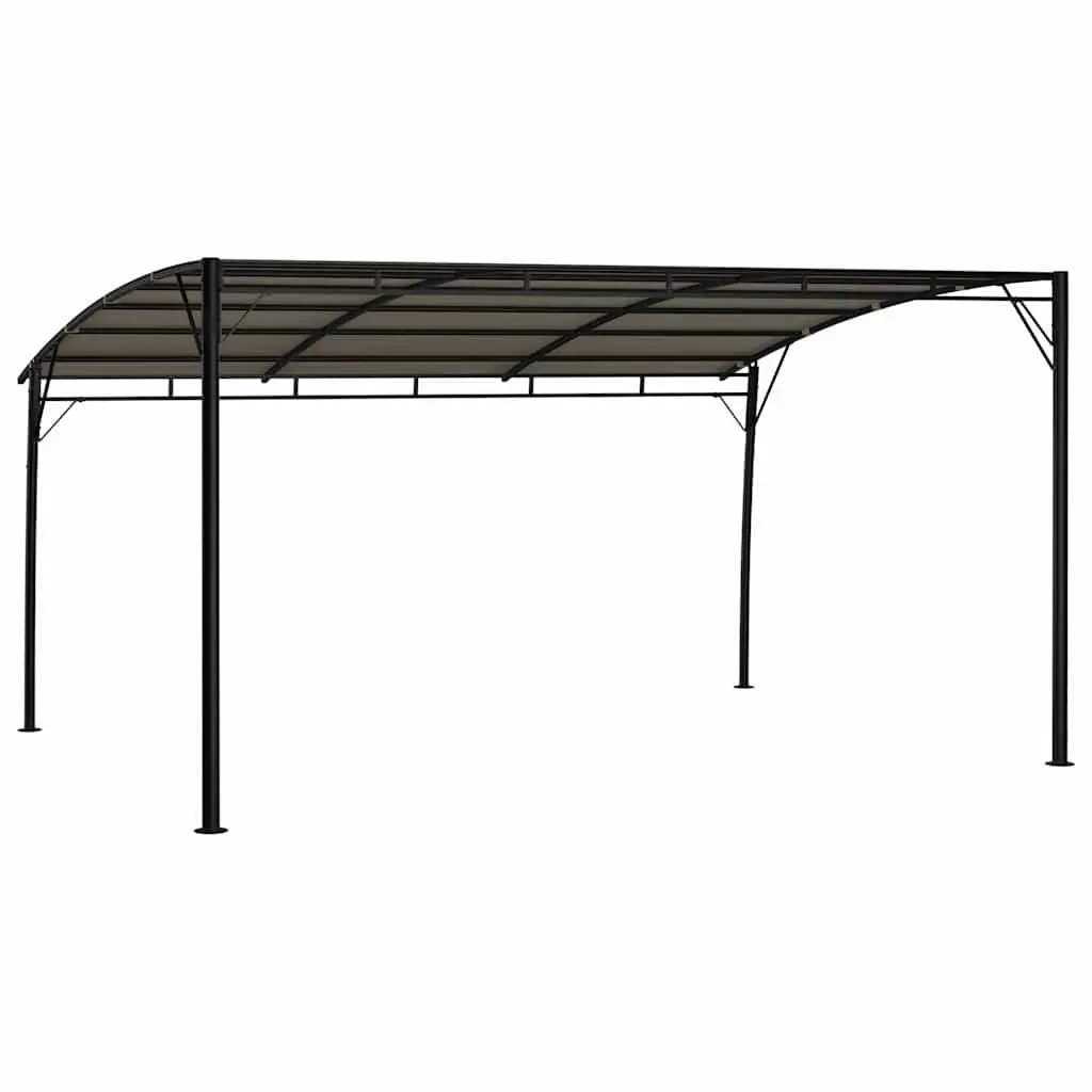 Garden Awning Outdoor Canopy 4x3x2.55m Patio Shelter Taupe