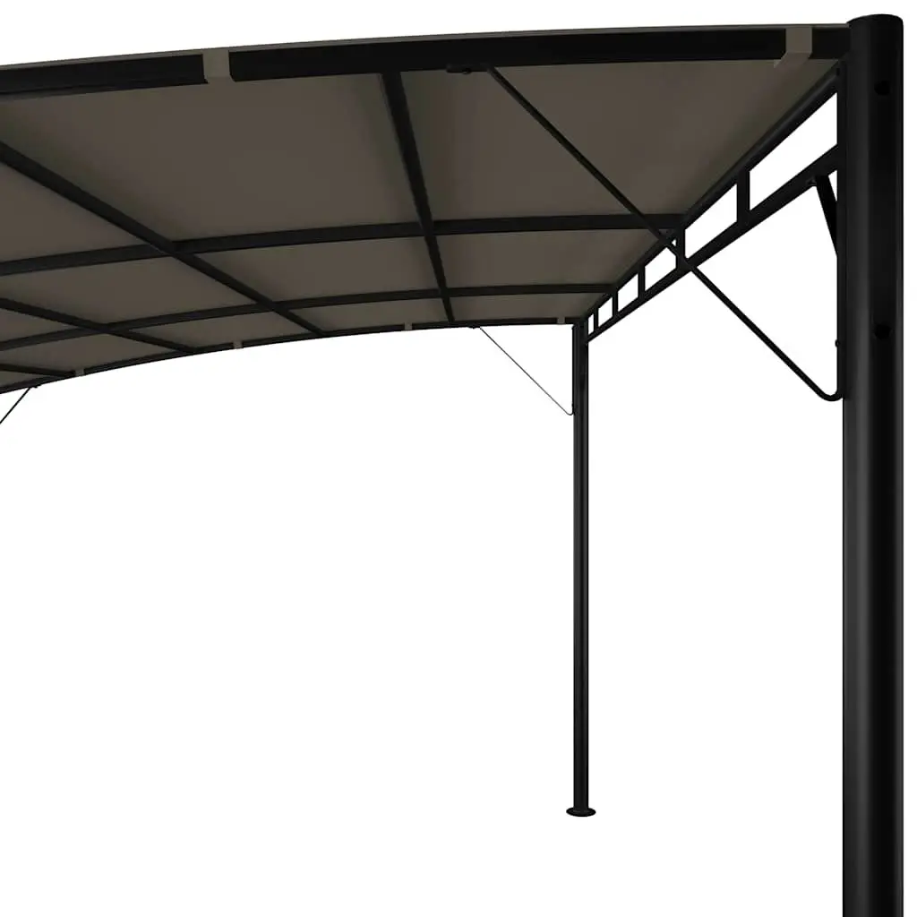 Garden Awning Outdoor Canopy 4x3x2.55m Patio Shelter Taupe