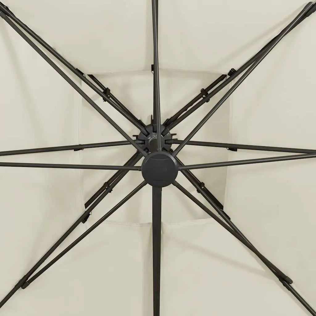 Cantilever Garden Parasol Outdoor Shade Umbrella 300x300cm