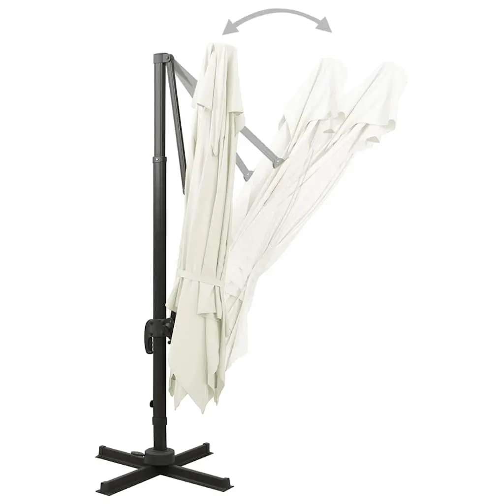 Cantilever Garden Parasol Outdoor Shade Umbrella 300x300cm