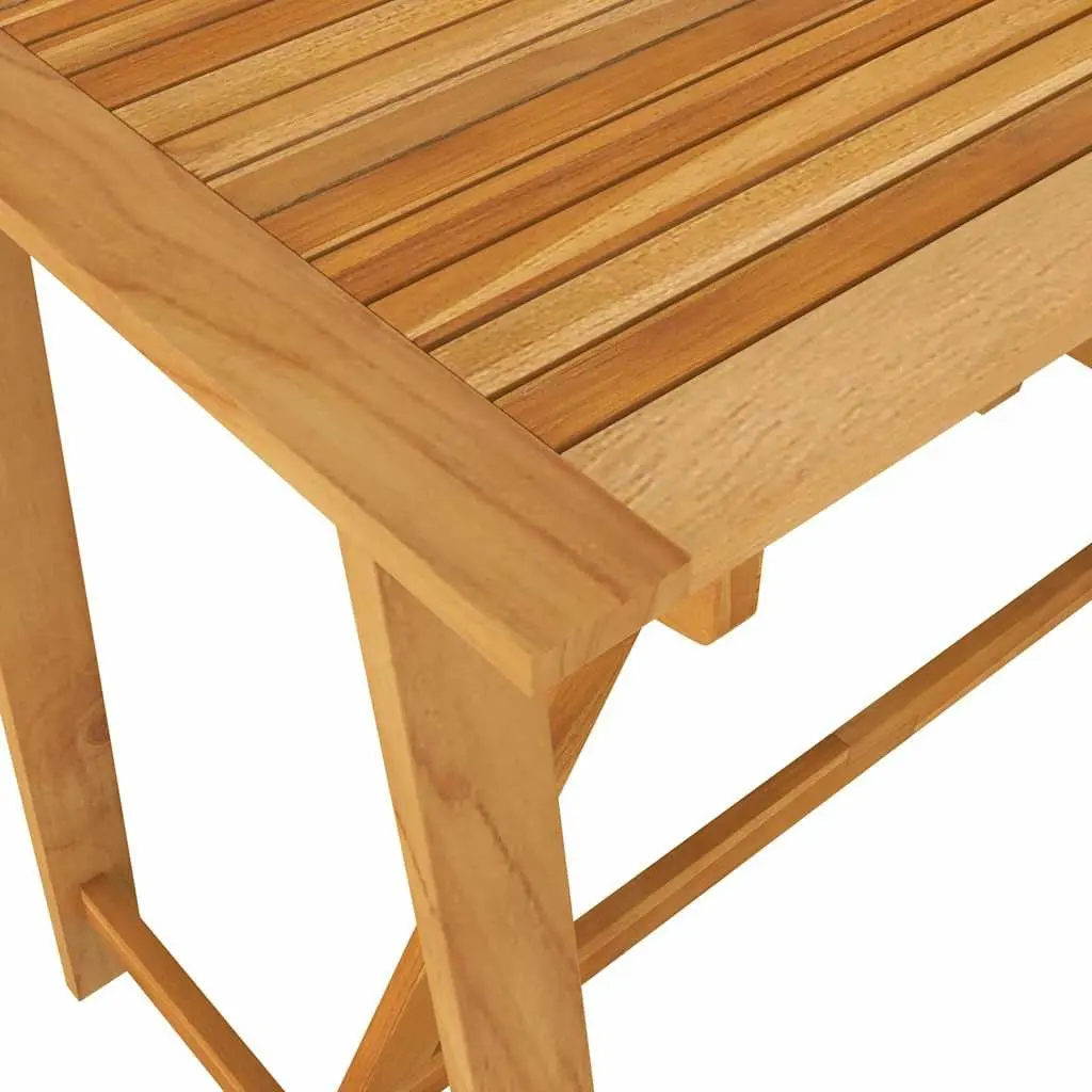 Garden Bar Table 140x70x104 cm Solid Acacia Wood Indoor Outdoor Furniture