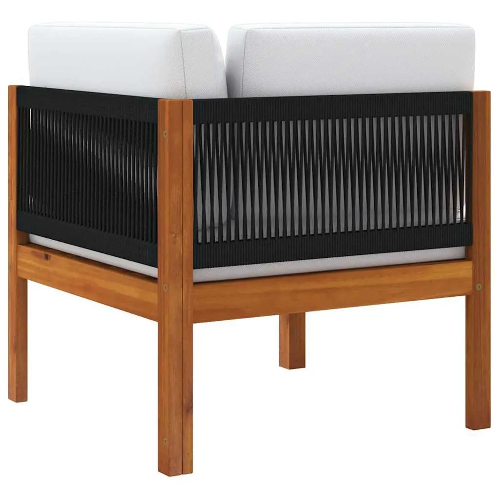 Garden Corner Sofa Set Outdoor Patio Furniture White
