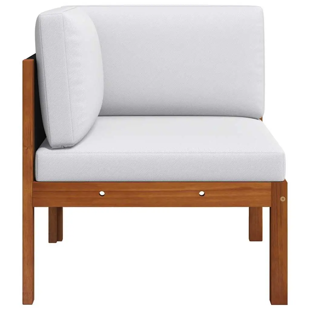 Garden Corner Sofa Set Outdoor Patio Furniture White