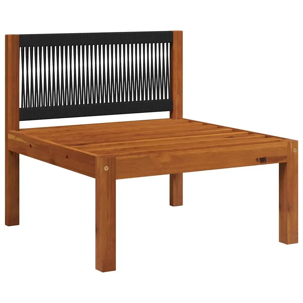 Garden Middle Sofa Modular Outdoor Sectional Seating with Removable Cushions