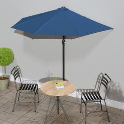 Specifications of Blue Half Round Balcony Parasol Umbrella