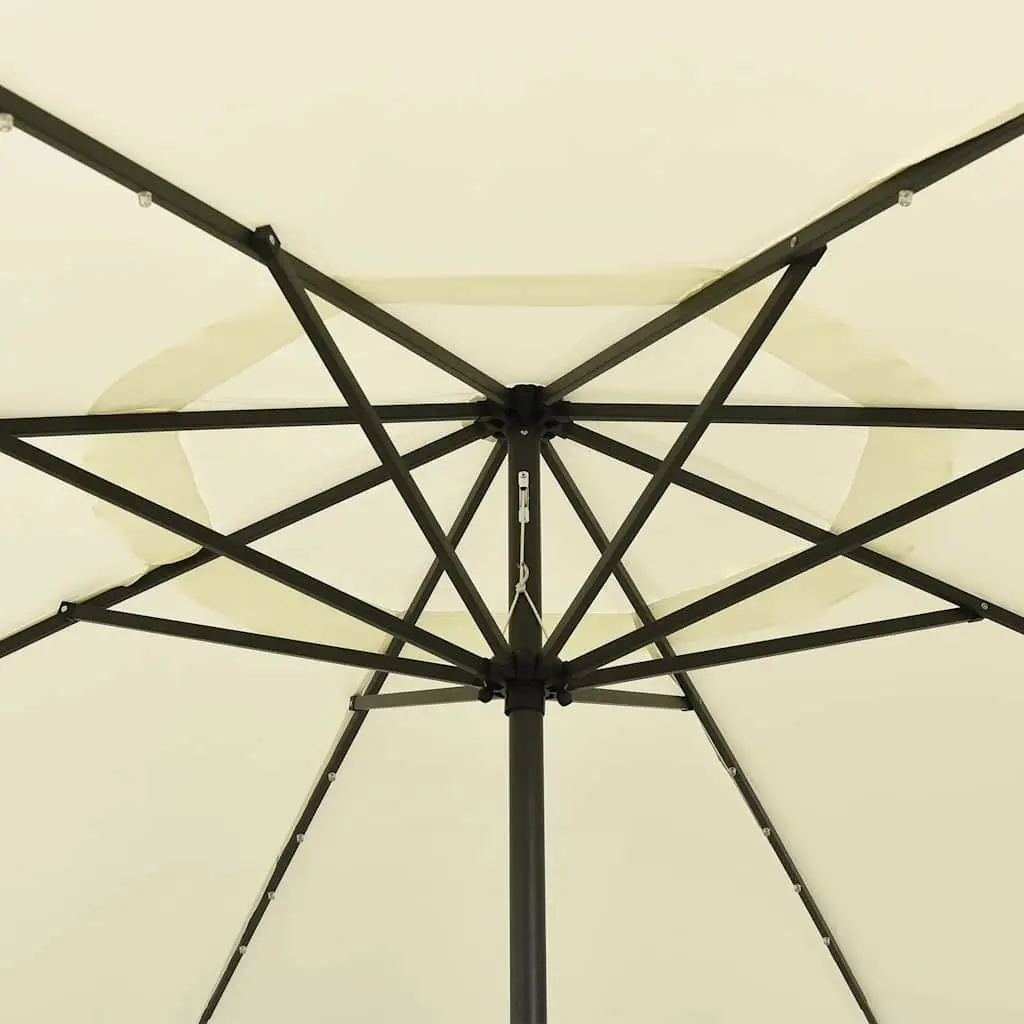 Garden Parasol Outdoor Umbrella 400 cm Beige