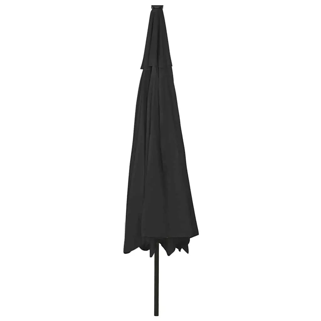Garden Parasol Outdoor Use 400cm Black