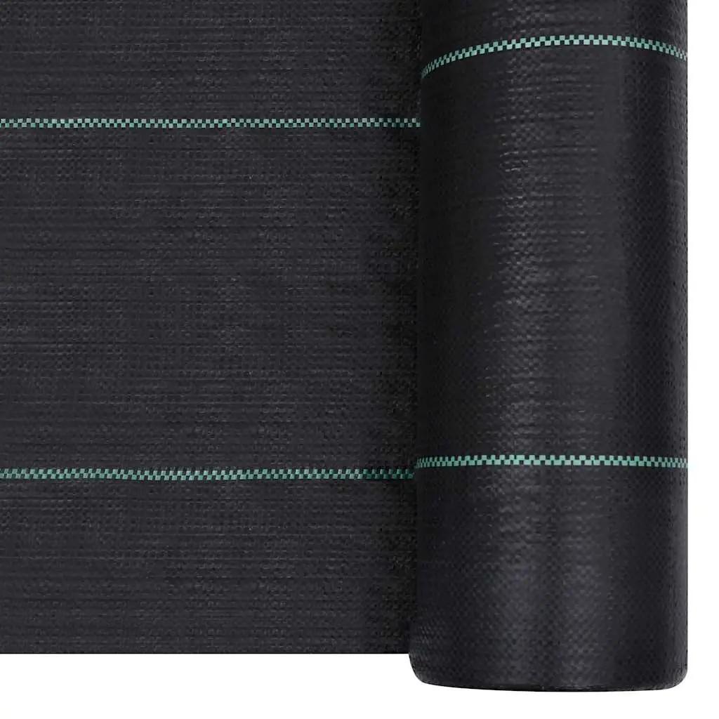 Weed Control Mat Black 2x5 m Ground Cover Landscape Fabric Sheet