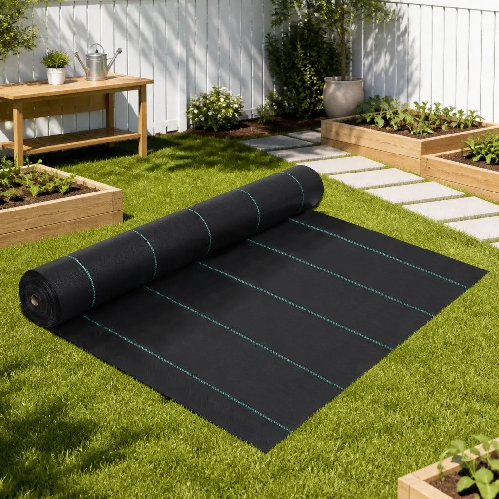 2x10m Weed Control Ground Cover Mat