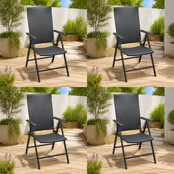 Specifications for 4-Piece Reclining Garden Chair Set