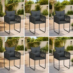 Specifications of Outdoor Chairs Set 6 pcs with Cushions