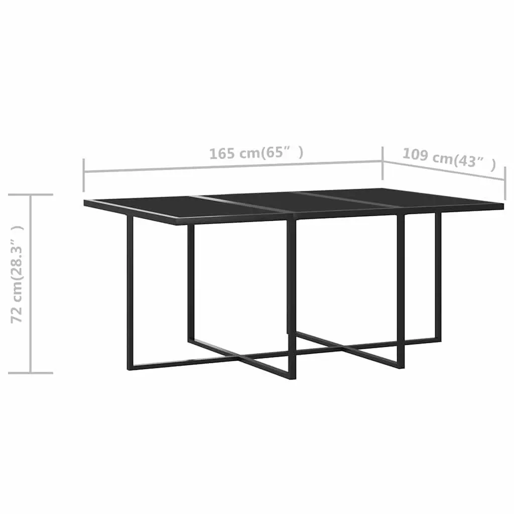 Outdoor Dining Set Garden Patio 7 Piece Grey