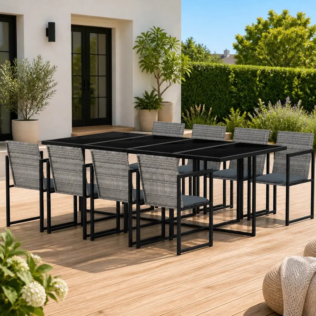 9 Piece Outdoor Dining Set