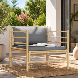 Dimensions and Features of Bamboo Modular Outdoor Sofa