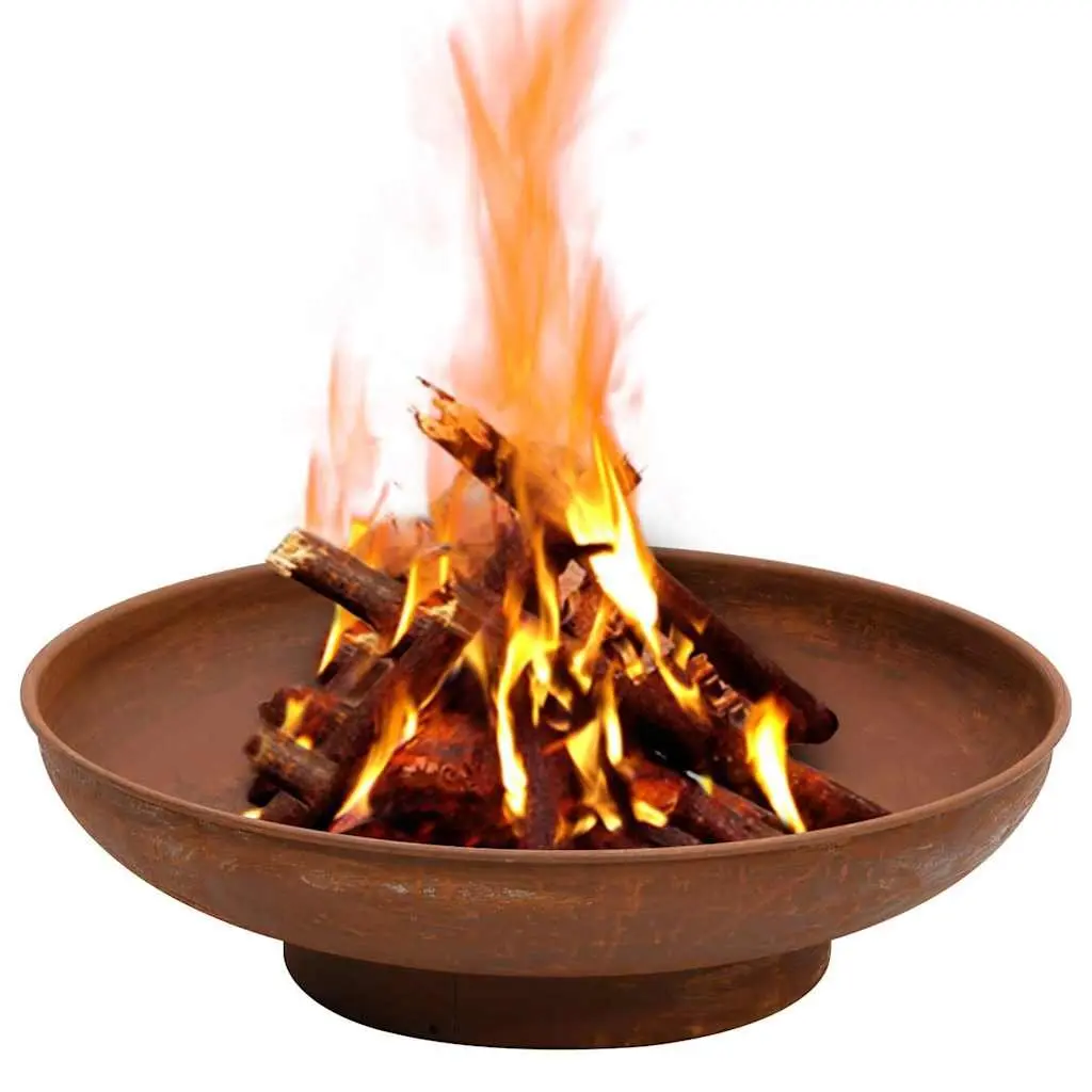57 cm Fire Pit with Steel Construction and Large Bowl