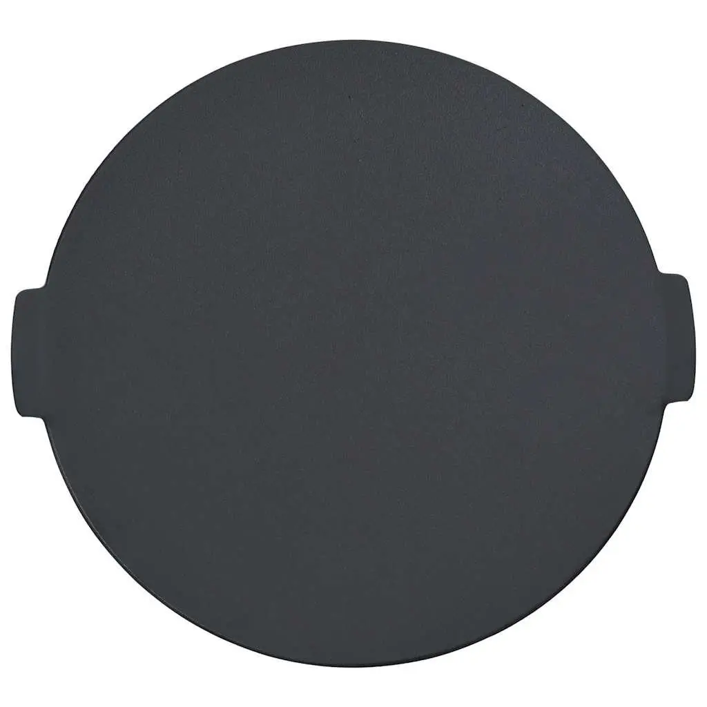 Cast Iron Grill Plate 44cm Outdoor Cooking Pan Picnic BBQ Frying Surface