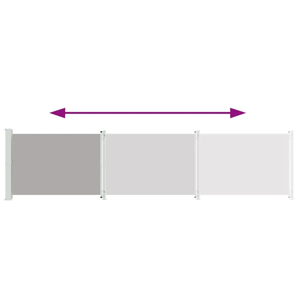 Patio Retractable Side Awning 140x600cm