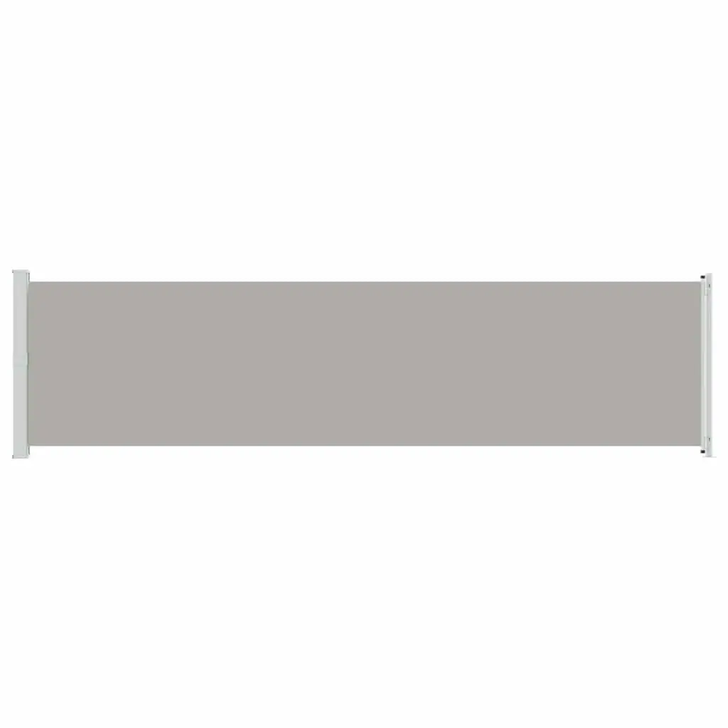 Retractable Side Awning 600x160cm Grey