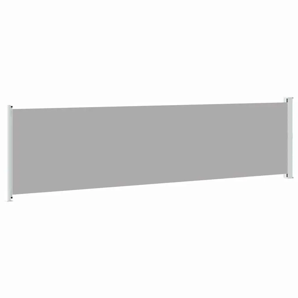 Retractable Side Awning 600x160cm Grey