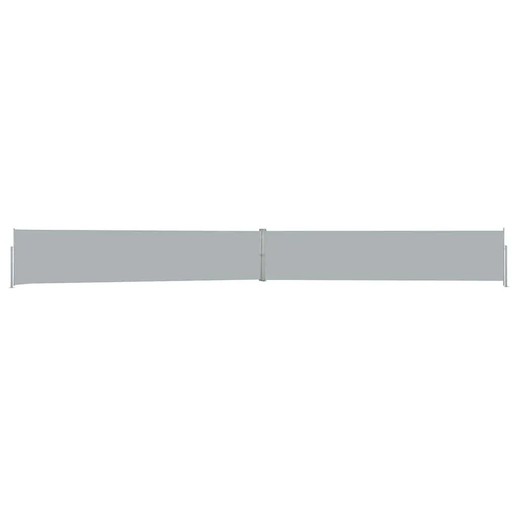 Patio Retractable Side Awning 140x1200cm Outdoor Privacy Screen Anthracite