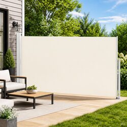 Specifications for Retractable Side Awning 180x500cm Cream, Durable Design