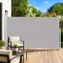 Retractable Side Awning Specifications: 180x500cm, Grey