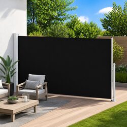 Retractable Side Awning Dimensions 200x500cm, Steel and Polyester Materials
