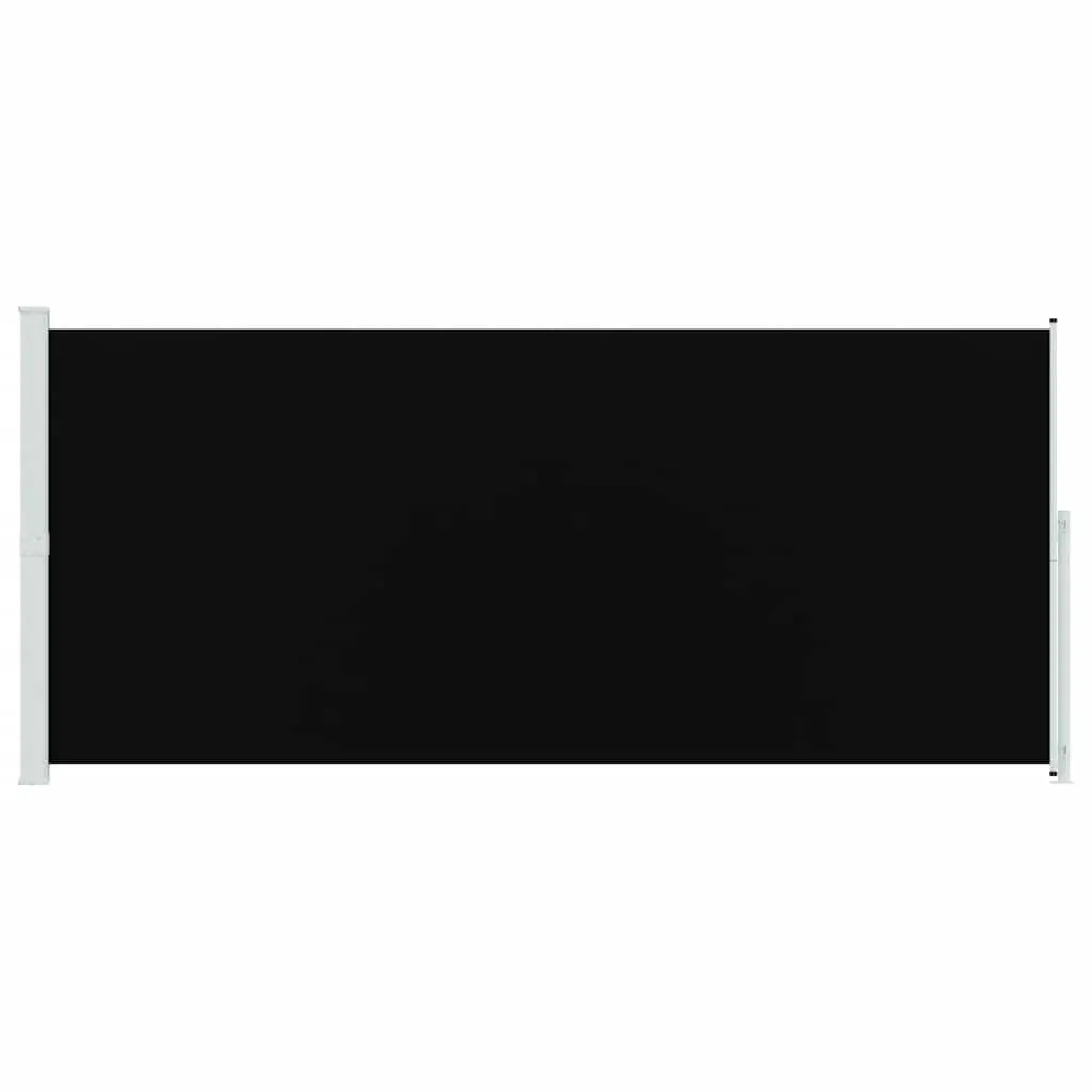 220x500cm Black Patio Awning
