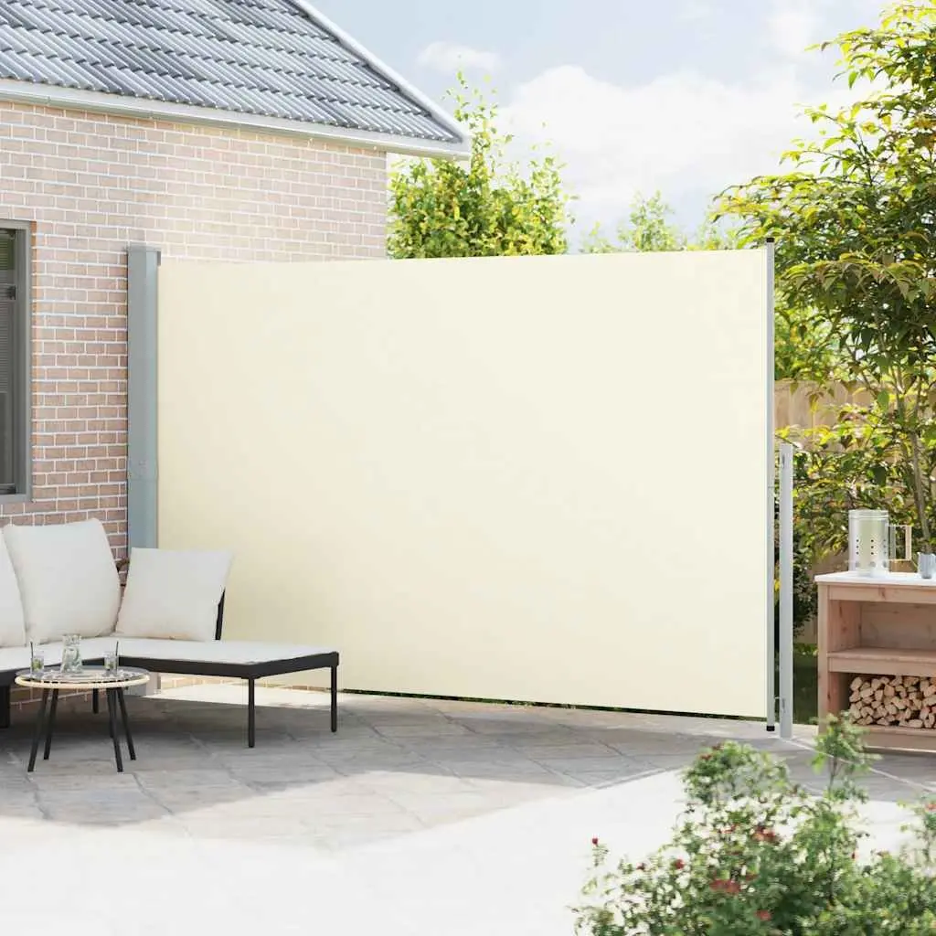 Patio Retractable Side Awning 220x500cm Outdoor Privacy Screen Sunshade