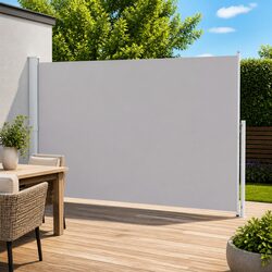 Retractable Side Awning Dimensions 220x500cm Grey Material Specs