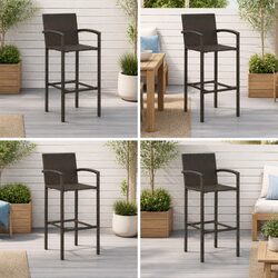 Brown Bar Stools Set of 4 - Specs and Features Overview