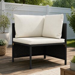 Specifications of Black PE Rattan Sectional Corner Sofa