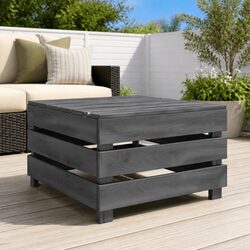 Grey Pallet Table - Solid Pinewood Construction