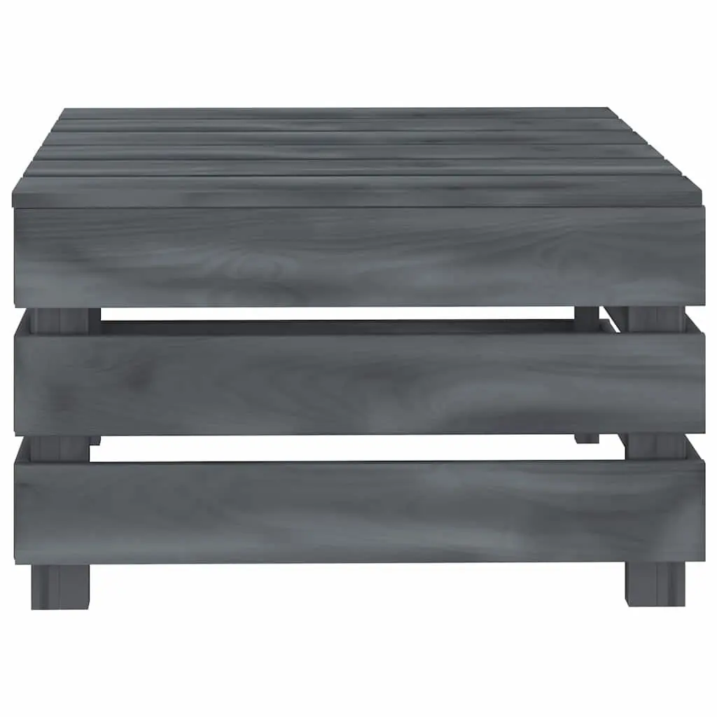 Garden Pallet Table Grey Outdoor Furniture Wood Patio Seating Area Extra Surface
