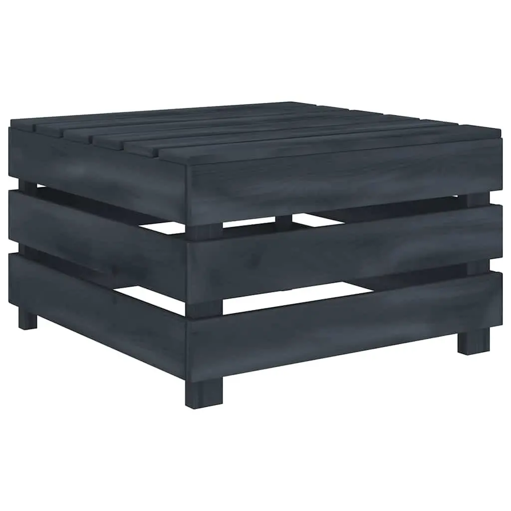 2 Piece Pallet Lounge Set Outdoor Furniture Grey Wood Patio Garden