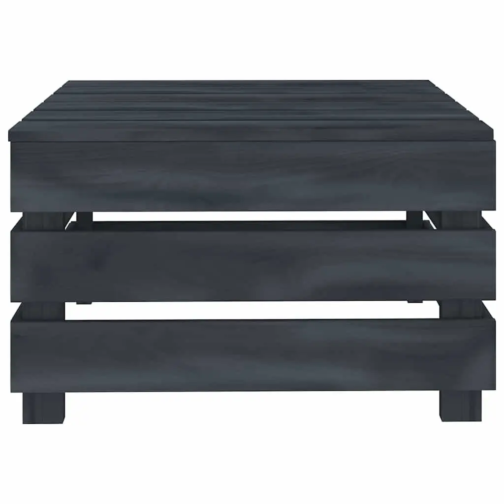 2 Piece Pallet Lounge Set Outdoor Furniture Grey Wood Patio Garden
