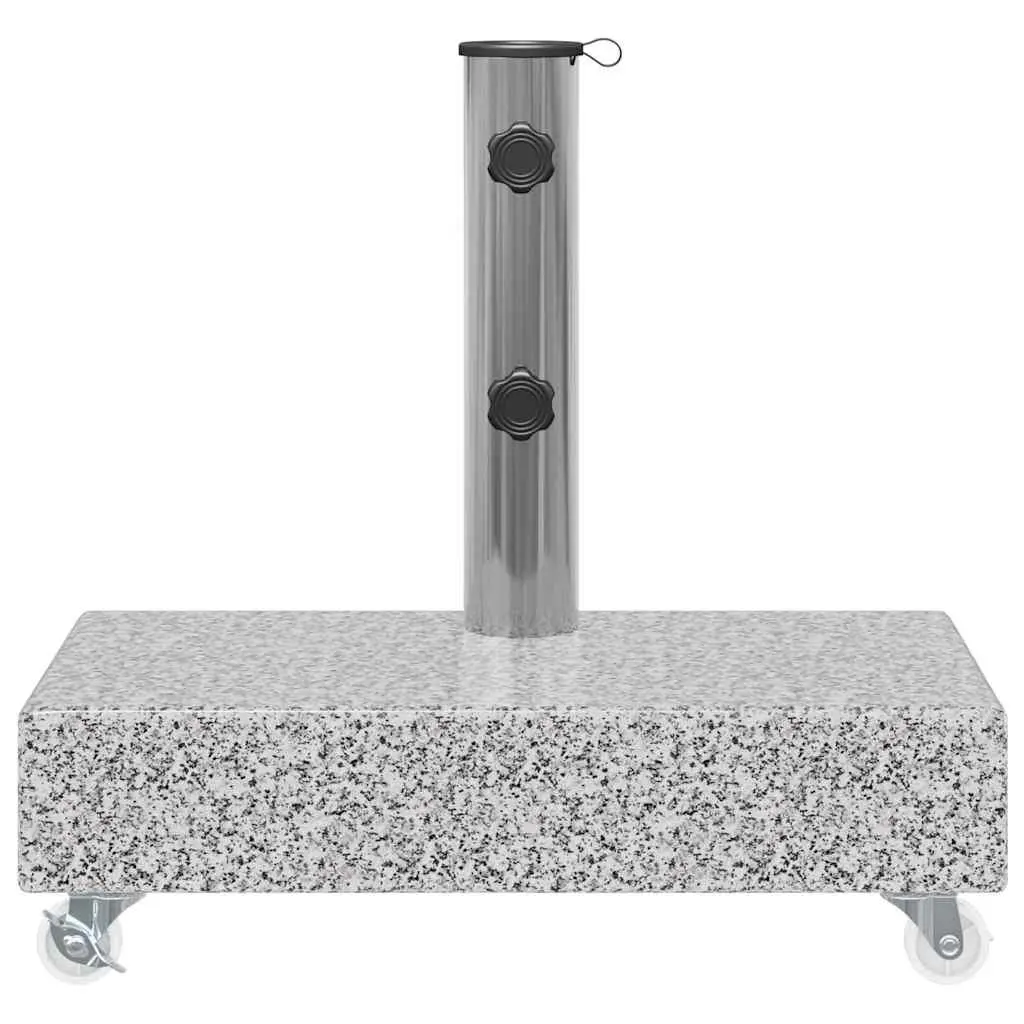 Outdoor Umbrella Base Grey Granite Heavy Duty Parasol Holder Garden Patio Stand