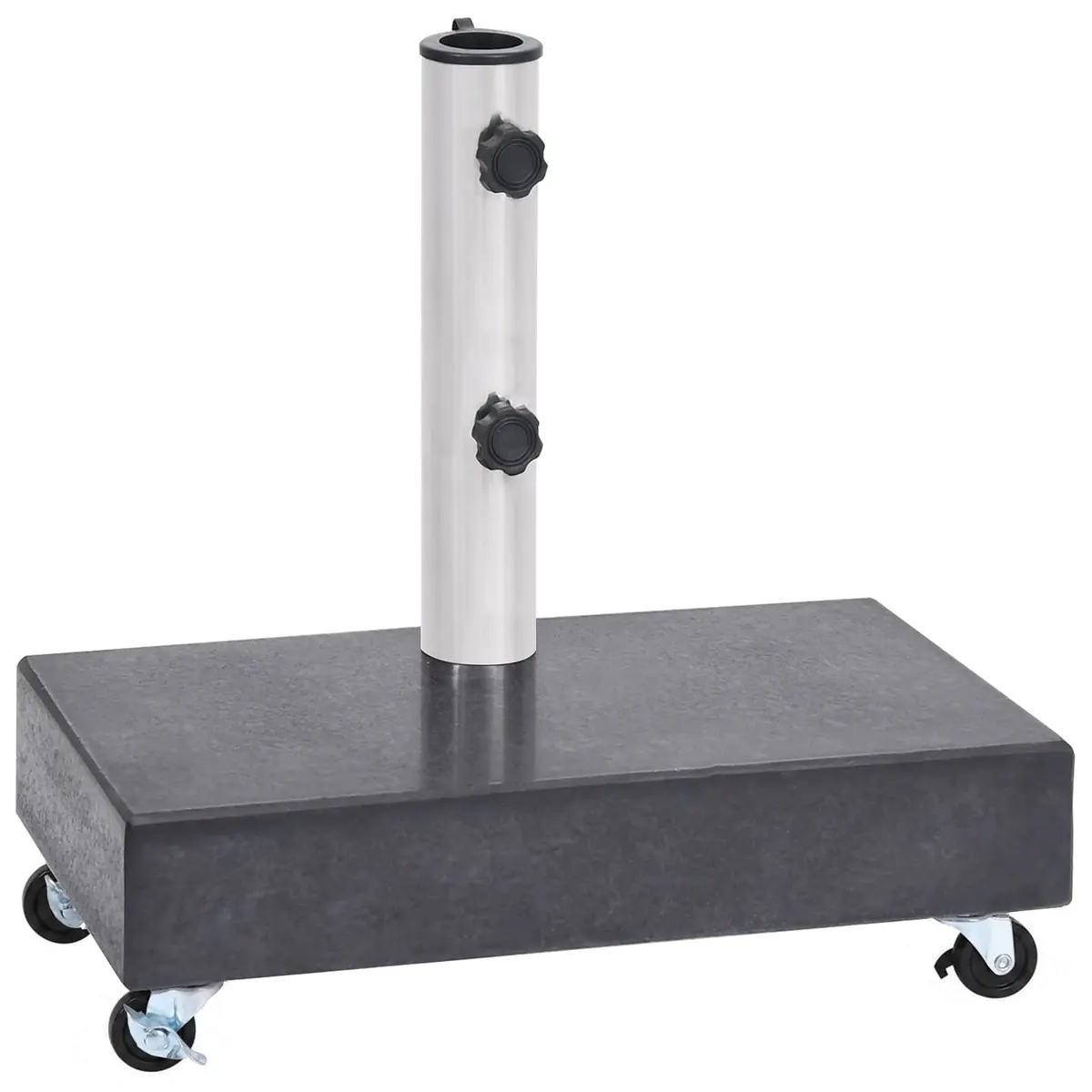 Black Granite Umbrella Base Holder